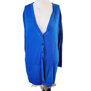 J. Jill Medium Cardigan Women Wearever collection stretch button v-neck